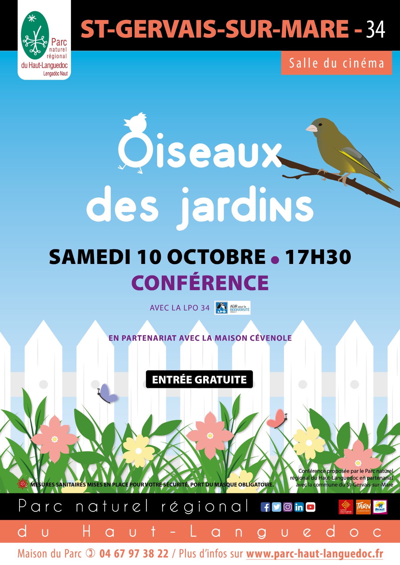 Affiche Conférence_Peuple_de_l'Ort_-_Accueillir_la_nature_au_jardin