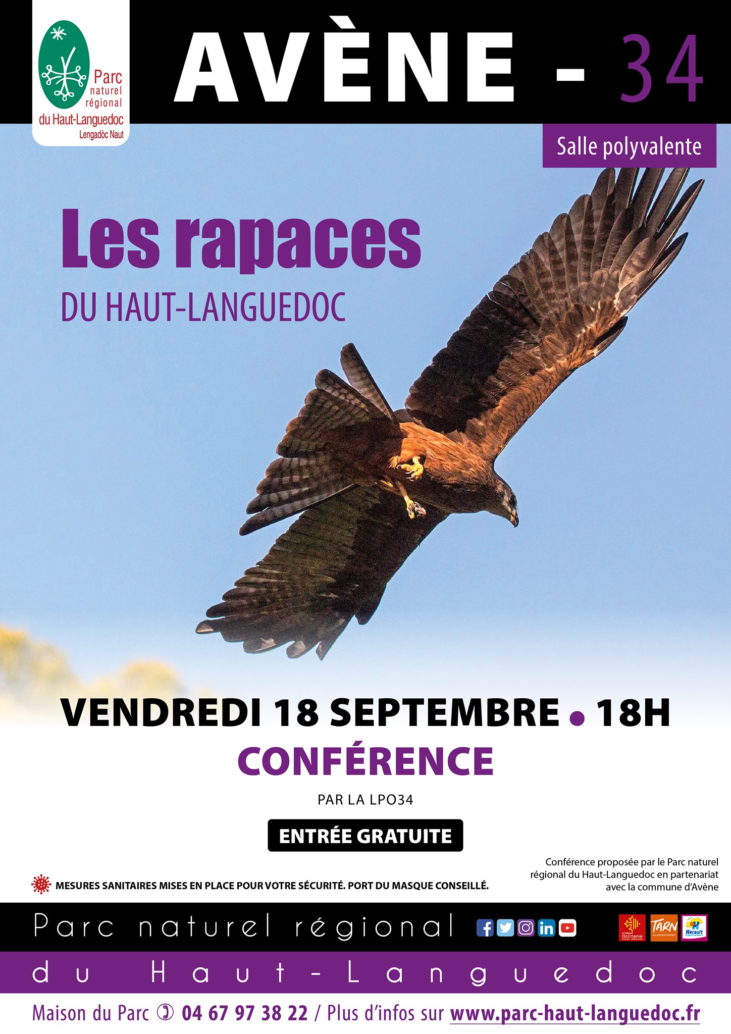 Conférence Les Rapaces du Haut Languedoc