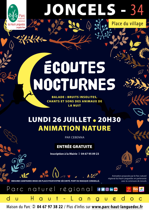 Affiche Balade naturaliste nocturne